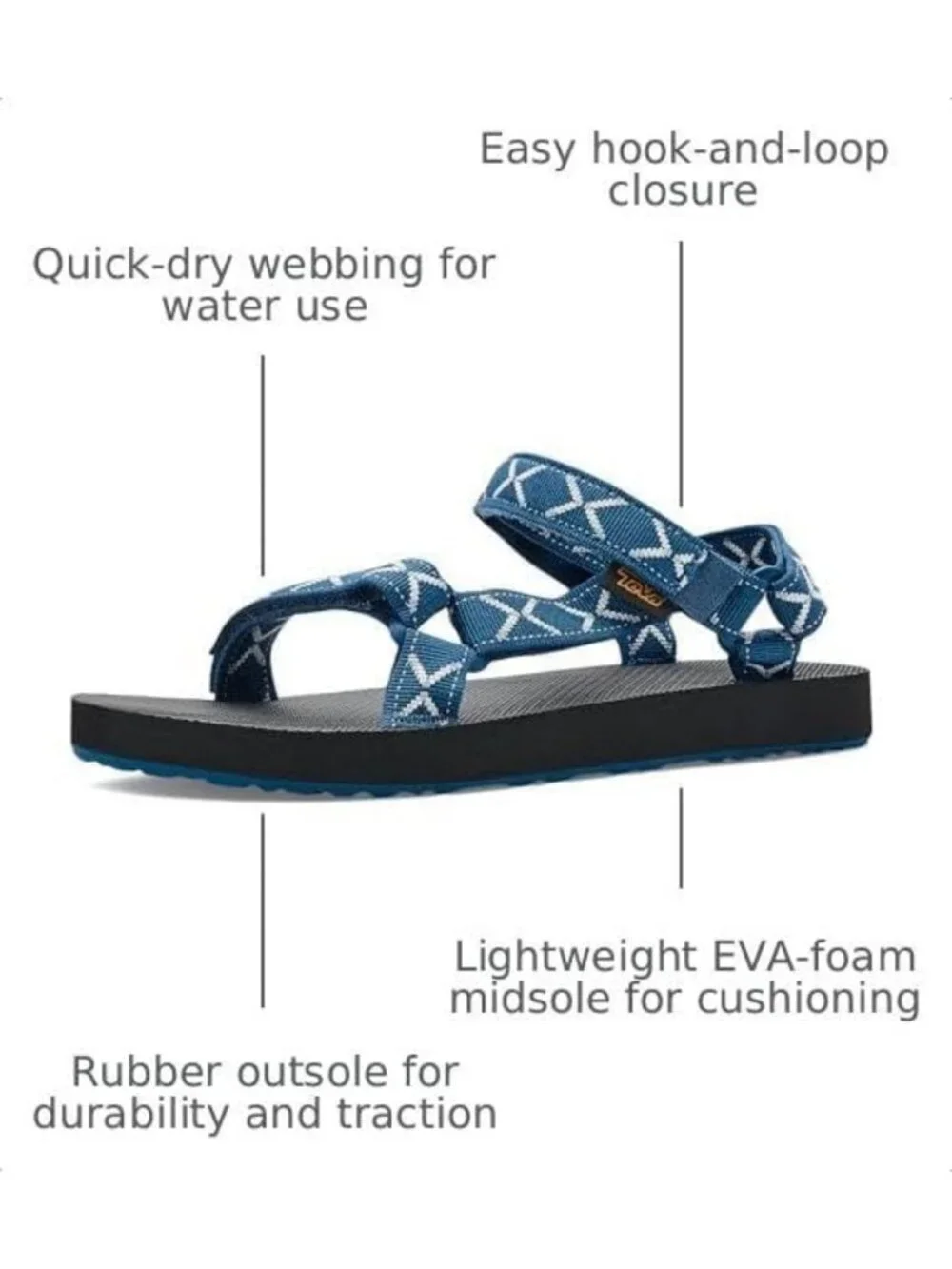 Kids' Universal Sport Sandals - Adjustable, Lightweight, Outdoor Footwear
